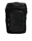 Dolce & Gabbana Black Leather Logo Purse Crossbody Camera Bag