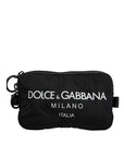 Dolce & Gabbana Black Nylon Logo Purse Crossbody Sling Bag