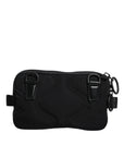 Dolce & Gabbana Black Nylon Logo Purse Crossbody Sling Bag