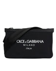 Dolce & Gabbana Black Nylon Logo Purse Crossbody Sling Bag