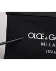 Dolce & Gabbana Black Nylon Logo Purse Crossbody Sling Bag