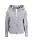 Prada Striped hooded Jacket