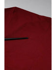 Dolce & Gabbana Maroon Logo Crew Neck Short Sleeves T-shirt