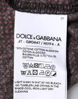 Dolce & Gabbana Red Leopard Cotton Short Sleeves T-shirt