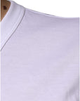 Dolce & Gabbana White Cotton V-neck Short Sleeves T-shirt