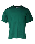Dolce & Gabbana Green Logo Crew Neck Short Sleeves T-shirt
