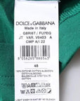 Dolce & Gabbana Green Logo Crew Neck Short Sleeves T-shirt