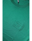 Dolce & Gabbana Green Logo Crew Neck Short Sleeves T-shirt