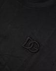 Dolce & Gabbana Black Cotton Crew Neck Short Sleeves T-shirt