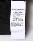 Dolce & Gabbana Black Cotton Crew Neck Short Sleeves T-shirt