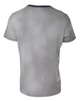 Dolce & Gabbana Gray Logo Print Cotton Crew Neck T-shirt