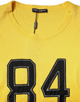 Dolce & Gabbana Yellow Crew Neck Short Sleeves T-shirt
