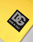 Dolce & Gabbana Yellow Crew Neck Short Sleeves T-shirt