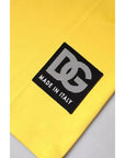 Dolce & Gabbana Yellow Crew Neck Short Sleeves T-shirt