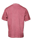 Dolce & Gabbana Pink Logo Print Cotton Crew Neck T-shirt