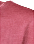 Dolce & Gabbana Pink Logo Print Cotton Crew Neck T-shirt