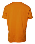 Dolce & Gabbana Orange Logo Cotton Crew Neck T-shirt