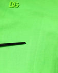Dolce & Gabbana Green Logo Polyester Crew Neck T-shirt
