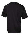 Dolce & Gabbana Black Logo Print Cotton Crew Neck T-shirt
