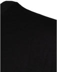 Dolce & Gabbana Black Logo Print Cotton Crew Neck T-shirt