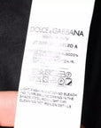 Dolce & Gabbana Black Cotton Crew Neck Short Sleeves T-shirt