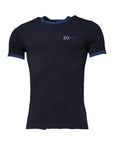 Dolce & Gabbana Blue Cotton Stretch Crewneck Underwear T-shirt