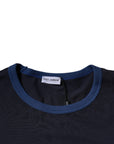 Dolce & Gabbana Blue Cotton Stretch Crewneck Underwear T-shirt