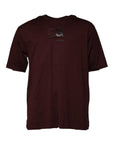 Dolce & Gabbana Brown Logo Print Cotton Crew Neck T-shirt