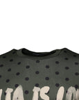 Dolce & Gabbana Gray Sicilia Cotton Crew Neck T-shirt