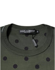 Dolce & Gabbana Gray Sicilia Cotton Crew Neck T-shirt
