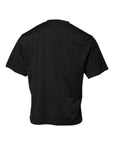 Dolce & Gabbana Black DG Logo Print Cotton Crew Neck T-shirt