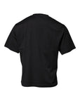 Dolce & Gabbana Black DG Logo Print Cotton Crew Neck T-shirt
