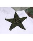 Dolce & Gabbana White Camouflage Cotton Crew Neck T-shirt