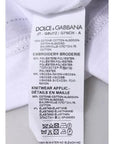 Dolce & Gabbana White Jersey Crew Neck Short Sleeves T-shirt