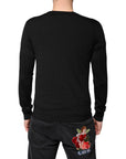 Dolce & Gabbana Black Cashmere Button Down Cardigan Sweater