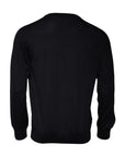 Dolce & Gabbana Blue Cashmere Crew Neck Pullover Sweater