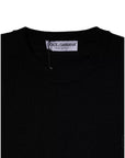Dolce & Gabbana Black Logo Wool Crew Neck Pullover Sweater