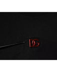 Dolce & Gabbana Black DG Logo Crew Neck Short Sleeve T-shirt