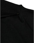 Dolce & Gabbana Black Cashmere V-neck Pullover Sweater