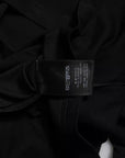 Balenciaga Black Cotton Logo Print Crew Neck Short Sleeves T-shirt