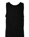 Dolce & Gabbana Black Cotton Sleeveless Round Neck Tank T-shirt
