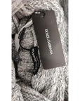Dolce & Gabbana Elegant Gray Cashmere Blend Turtleneck Pullover