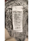 Dolce & Gabbana Elegant Gray Cashmere Blend Turtleneck Pullover