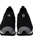Dolce & Gabbana Black Shark Neoprene Stretch Sneakers Shoes