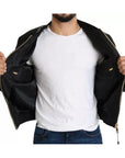 Dolce & Gabbana Black Logo Patch Brocade Bomber Full Zip Jacket