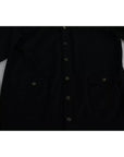 Dolce & Gabbana Black Wool Button Down Men Cardigan Sweater