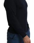 Dolce & Gabbana Black Cashmere Crew Neck Sweatshirt Sweater