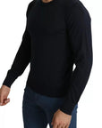 Dolce & Gabbana Black Cashmere Crew Neck Sweatshirt Sweater