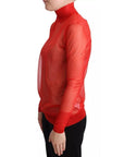 Dolce & Gabbana Orange Semi Transparent Blouse Sweater
