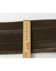 Dolce & Gabbana Brown D&G Leather Linnen Logo Belt